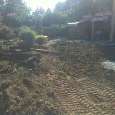 Costruzione giardino privato