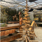 Albero di Natale ecologico in legno smontabile cm. 200 x 100