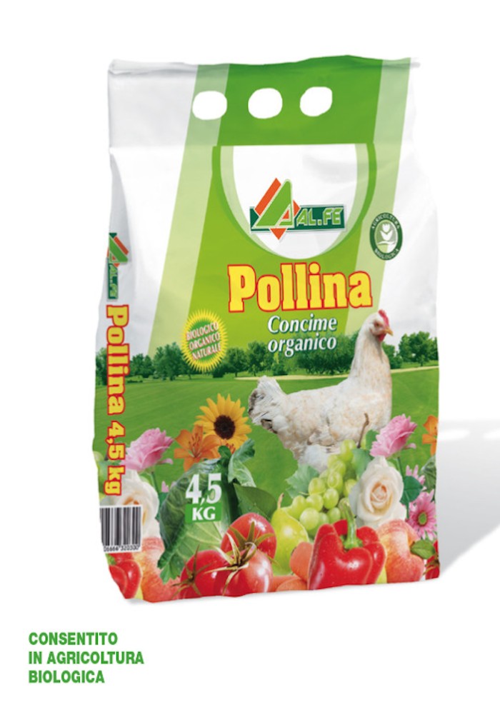Pollina consentito in agricoltura biologica kg.4,5