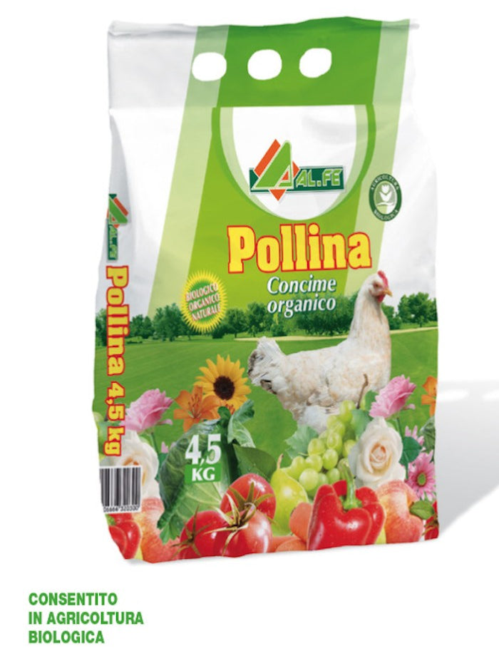 Pollina consentito in agricoltura biologica kg.4,5