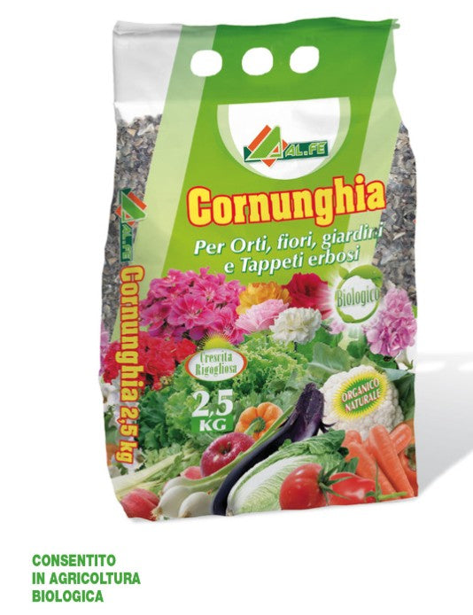 Cornunghia Kg. 2,5 consentito in agricoltura biologica