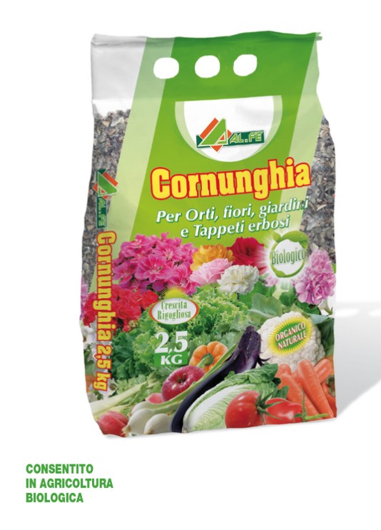 Cornunghia Kg. 2,5 consentito in agricoltura biologica