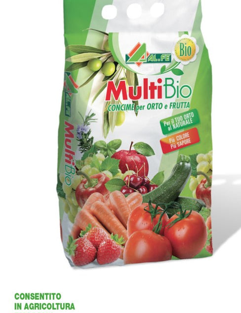 Concime biologico multibio Kg. 4 consentito in agricoltura biologica