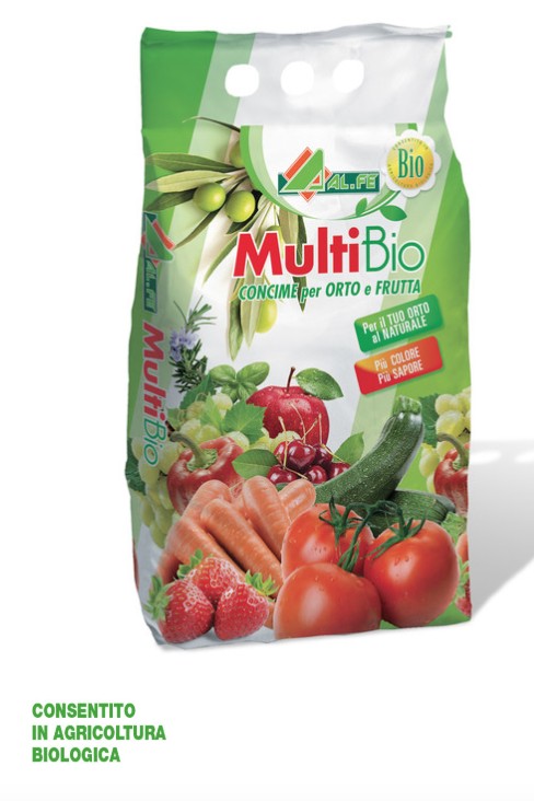 Concime biologico multibio Kg. 4 consentito in agricoltura biologica